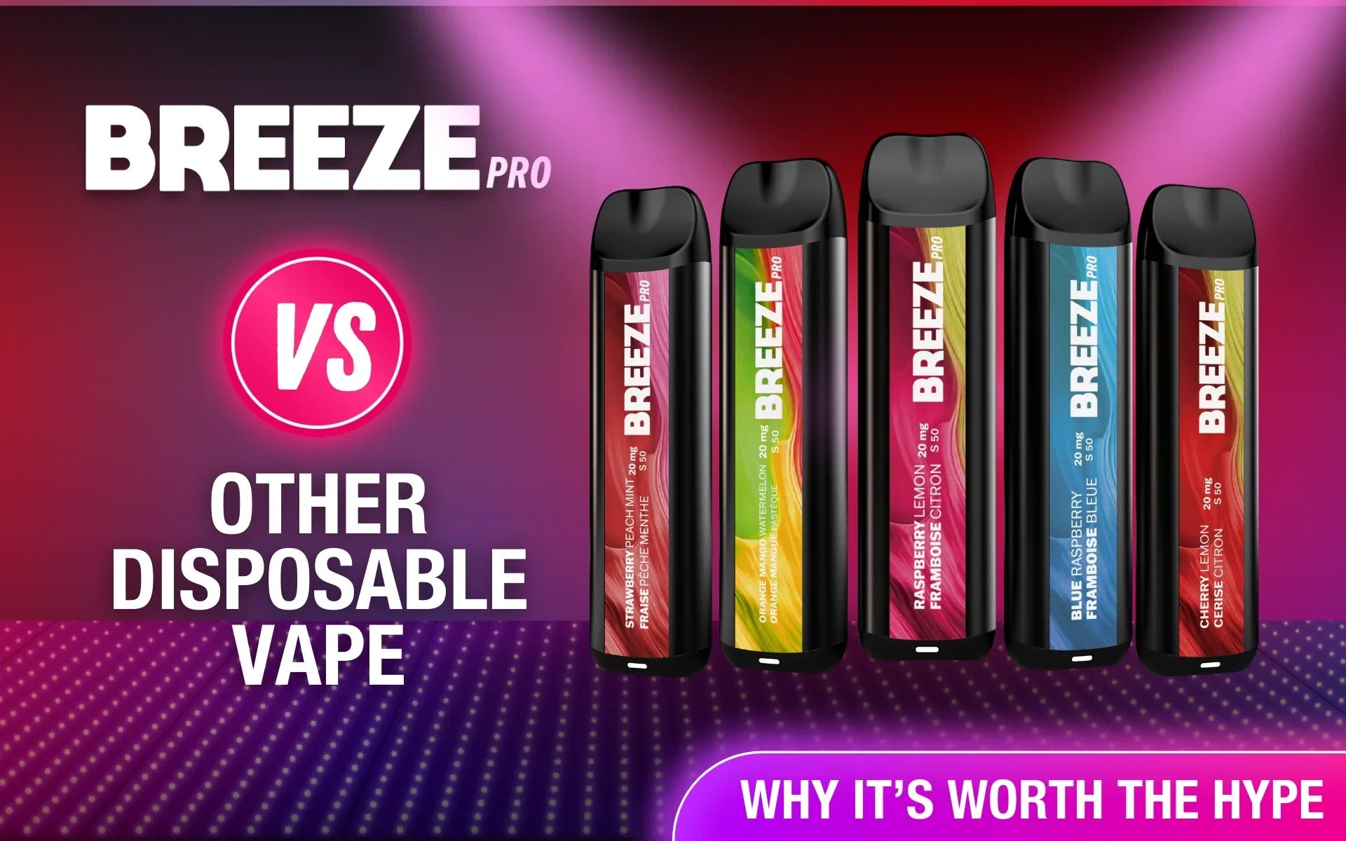 breeze pro vape review vs. Other Disposable Vapes: Why It's Worth the Hype – SHOP BREEZE Vape Pens Flavor:Anejo 6 Pack Menthol Vuse