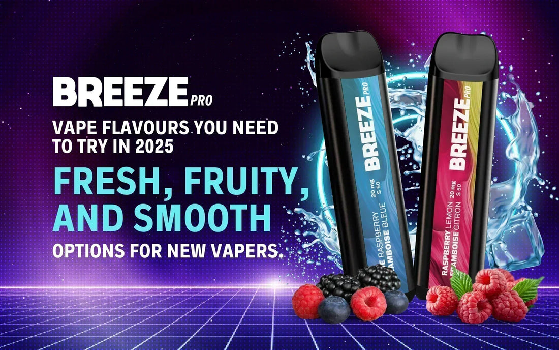 Discover the best Breeze Pro flavors of 2025, from tropical fruit blends to refreshing mint options. Explore Breeze Pro disposable vapes with over 30 flavors, perfect for new vapers or experienced enthusiasts. Find your ideal flavor today!