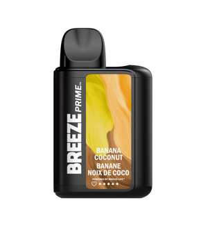 Breeze Prime Banana Coconut Disposable Vape 6000 Puffs SHOP BREEZE Breeze Prime Banana Coconut Disposable Vape 6000 Puffs SHOP BREEZE